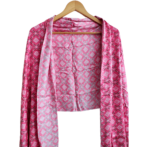 Bagru Block Print Sarong, Sarong Beach Wrap, Cotton Sarong,Pareo, Summer Pareo ,Size 45X80 Inc ( Pink Colour)