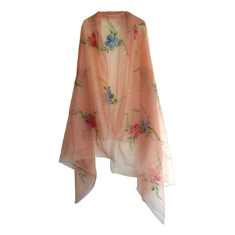 Women's Embroidered Organza Dupatta Size W 95 Cm X L 210 Cm…