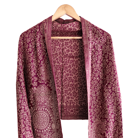 Warm and Elegant: Winter Viscose & Acrylic Stole