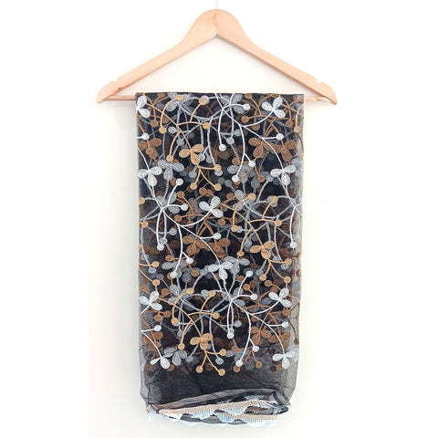 Women's Embroidered Organza Dupatta Size W 95 Cm X L 210 Cm…