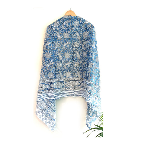 Bagru Block Print Sarong, Sarong Beach Wrap, Cotton Sarong,Pareo, Summer Beach Pareo ,Size 45X80 Inc