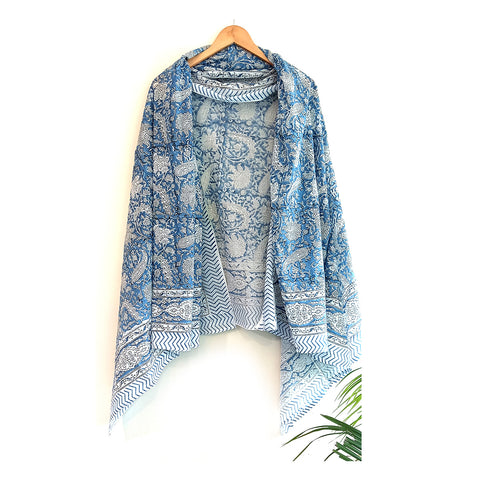 Bagru Block Print Sarong, Sarong Beach Wrap, Cotton Sarong,Pareo, Summer Beach Pareo ,Size 45X80 Inc