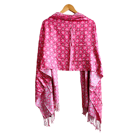 Bagru Block Print Sarong, Sarong Beach Wrap, Cotton Sarong,Pareo, Summer Pareo ,Size 45X80 Inc ( Pink Colour)
