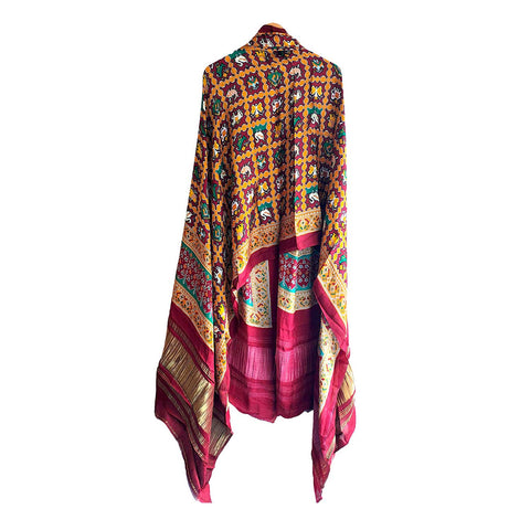Semi Gaji Silk Bandhani Dupatta