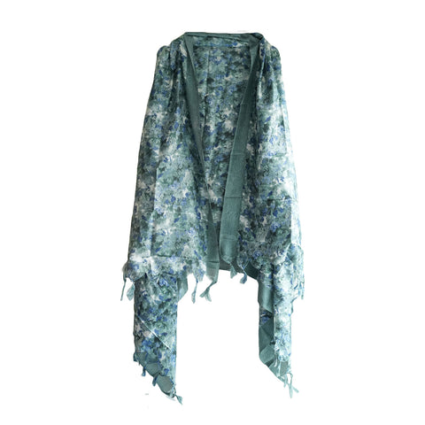 Khadi Cotton Floral Print Design Dupatta