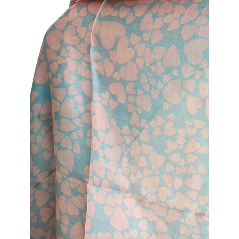 Softly Designed Silk Square Scarf 100 X 100 Cm