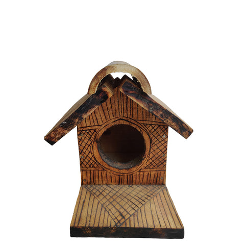 Handcrafted Wood Bird House