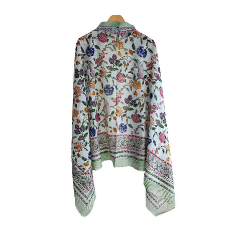 Bagru Block Print Sarong, Sarong Beach Wrap, Cotton Sarong,Pareo, Summer Pareo ,Size 45X80 Inc