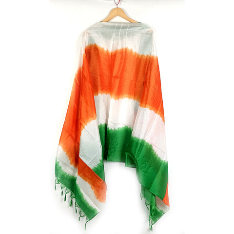 Tiranga Khadi Cotton Silk Digital Print Dupatta for Women