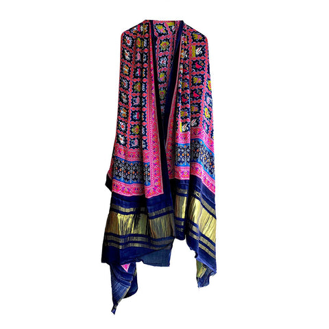 Semi Gaji Silk Bandhani Dupatta