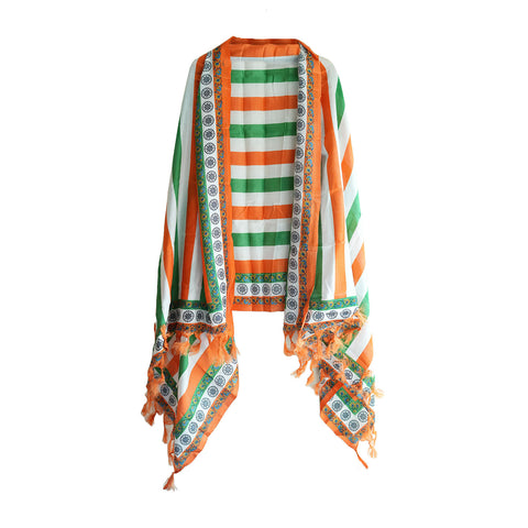 Khadi Cotton Multicolor Print Design Dupatta