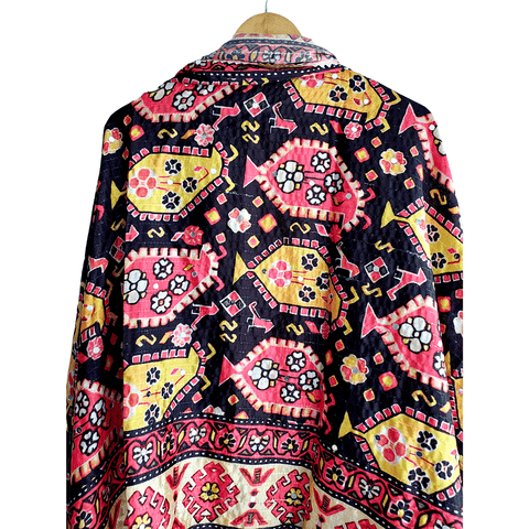Pakistani Digital Printed Chinnon Multicoloured Dupatta With Heavy Mirror Work