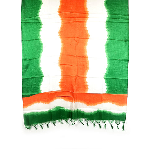 Tiranga Khadi Cotton Silk Digital Print Dupatta for Women