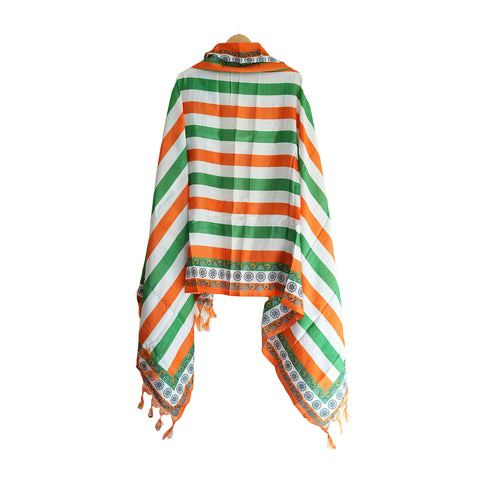 Khadi Cotton Multicolor Print Design Dupatta