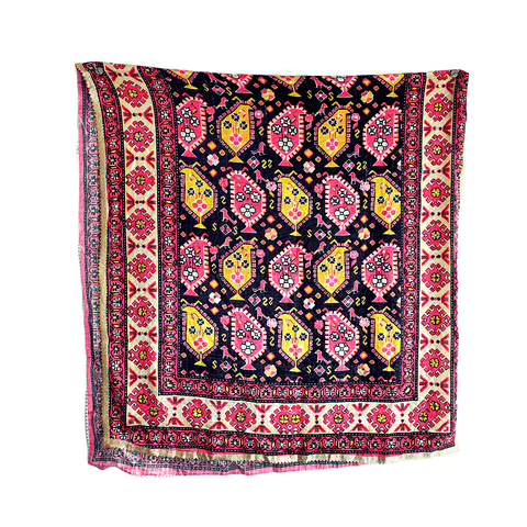 Pakistani Digital Printed Chinnon Multicoloured Dupatta With Heavy Mirror Work