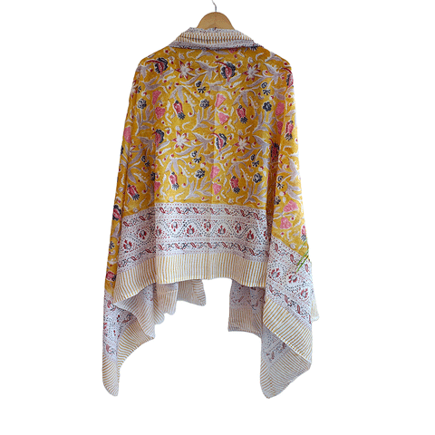 Bagru Block Print Sarong, Sarong Beach Wrap, Cotton Sarong,Pareo, Summer Pareo ,Size 45X80 Inc