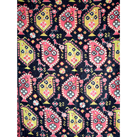 Pakistani Digital Printed Chinnon Multicoloured Dupatta With Heavy Mirror Work