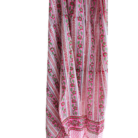 Bagru Block Print Sarong, Sarong Beach Wrap, Cotton Sarong,Pareo, Summer Pareo ,Size 45X80 Inc