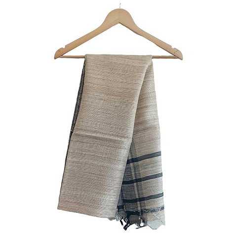 Women's Bastar Pure Kosa Silk Tassels Stole