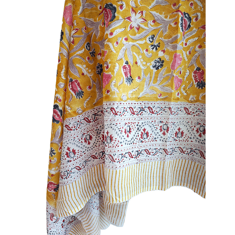 Bagru Block Print Sarong, Sarong Beach Wrap, Cotton Sarong,Pareo, Summer Pareo ,Size 45X80 Inc