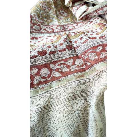 Chanderi Hand Block Printed Duptta