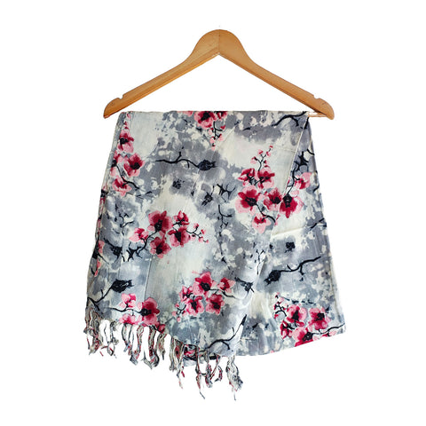 India Scarves Women's Viscose Geoi Design Multicolor colour Fragrance Stole, 75 Cm x 185 Cm