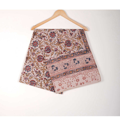 Indian Scarves Women's Kalamkari cotton stole Size  55x194 cm