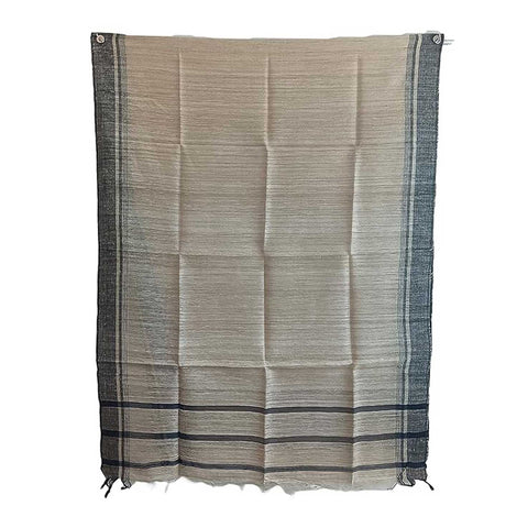 Women's Bastar Pure Kosa Silk Tassels Stole