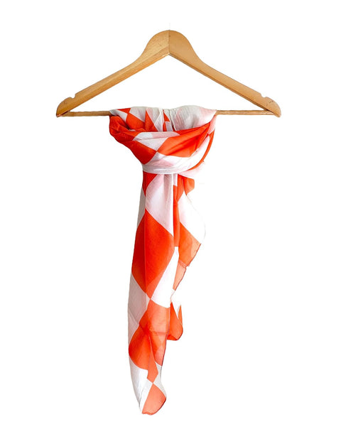 Women's Silk Fancy Desigen Scarf & Wrap | Trendy Classic Stole for Dress, Summerwear Scarf