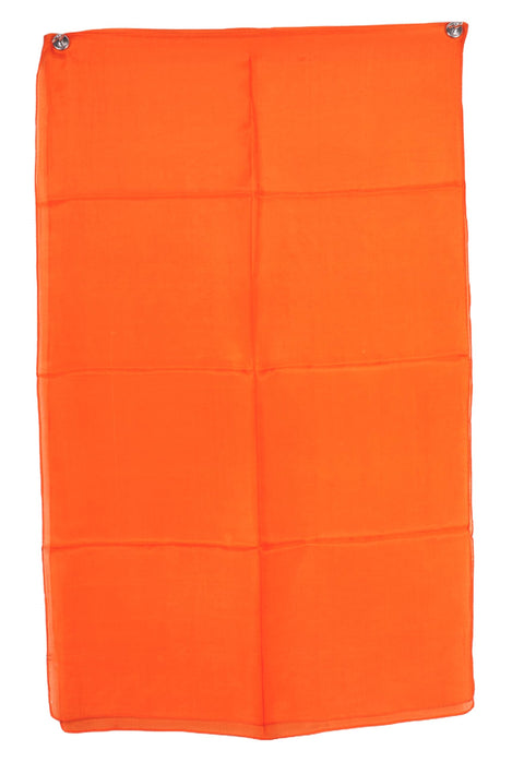Silk Stole, Plain Multi Color, 51 cm Width x 65 cm Length, Lightweight