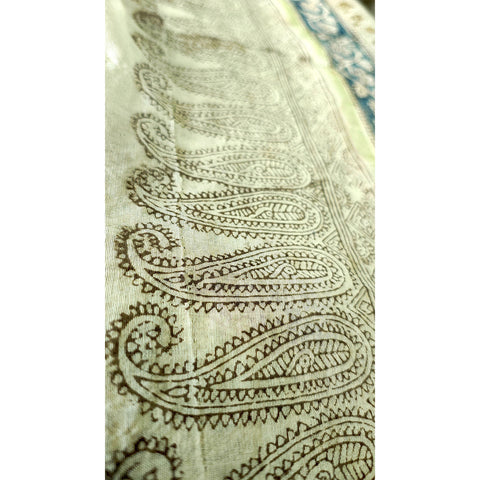 Chanderi Hand Block Printed Duptta