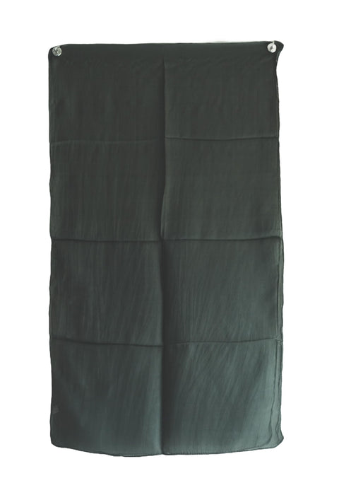 Silk Stole, Plain Multi Color, 51 cm Width x 65 cm Length, Lightweight