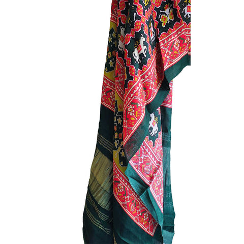 India Scarves Semi Gaji Silk Bandhani Dupatta