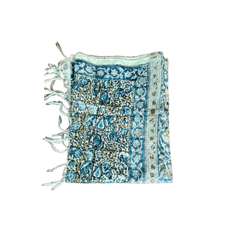 Chanderi Hand Block Printed Duptta