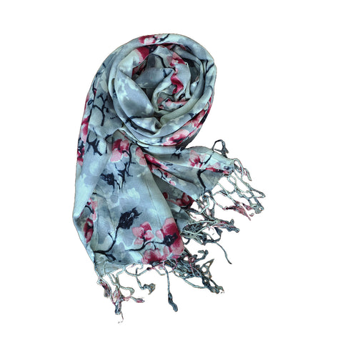 India Scarves Women's Viscose Geoi Design Multicolor colour Fragrance Stole, 75 Cm x 185 Cm