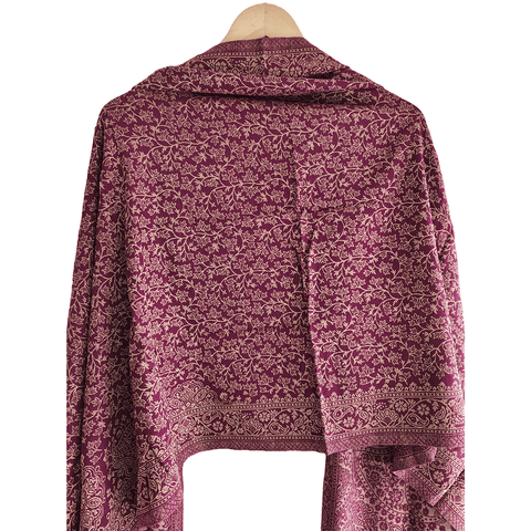 Warm and Elegant: Winter Viscose & Acrylic Stole