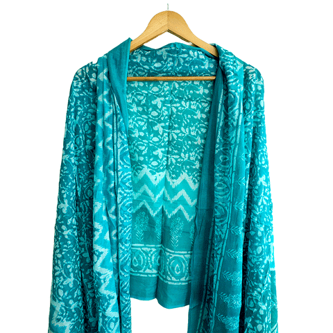 Lightweight Pure Cotton Breathable Stole Scarf for Summer, Size2,25 Mtr