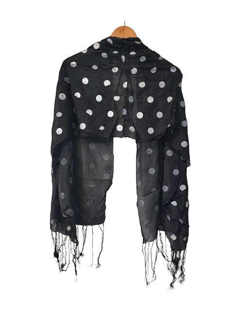 Elegant, Lightweight Fashion Wrap with Fringe Tassels, 160cm x 85cm