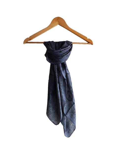 Women's Silk Fancy Desigen Scarf & Wrap | Trendy Classic Stole for Dress, Summerwear Scarf