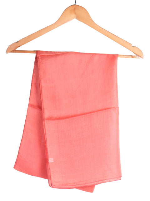 Silk Stole, Plain Multi Color, 51 cm Width x 65 cm Length, Lightweight