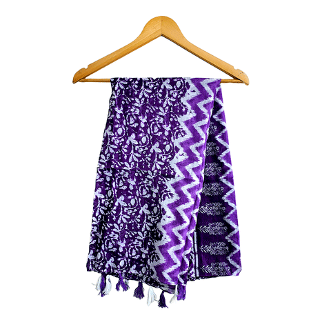 Lightweight Pure Cotton Breathable Stole Scarf for Summer, Size2,25 Mtr