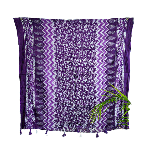 Lightweight Pure Cotton Breathable Stole Scarf for Summer, Size2,25 Mtr