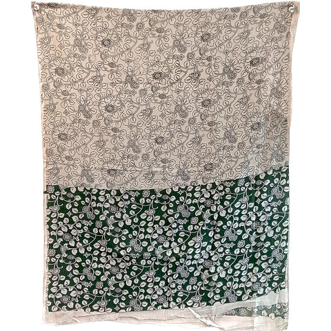 Kalamkari Hand Block Printed Cotton Dupatta 115X225 Cm