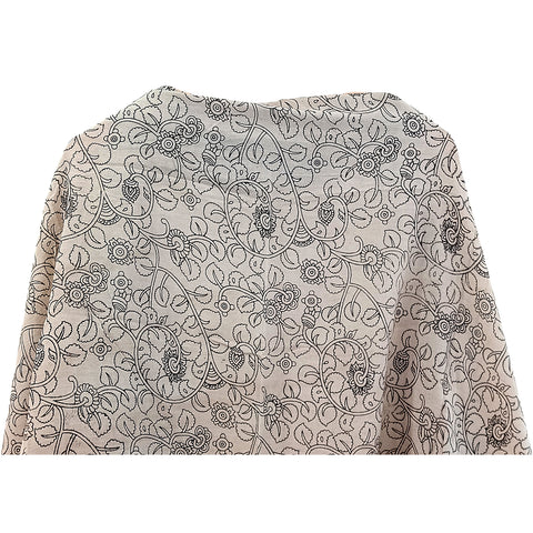Kalamkari Hand Block Printed Cotton Dupatta 115X225 Cm