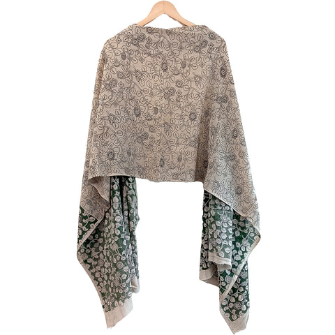 Kalamkari Hand Block Printed Cotton Dupatta 115X225 Cm