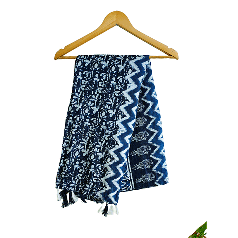 Lightweight Pure Cotton Breathable Stole Scarf for Summer, Size2,25 Mtr