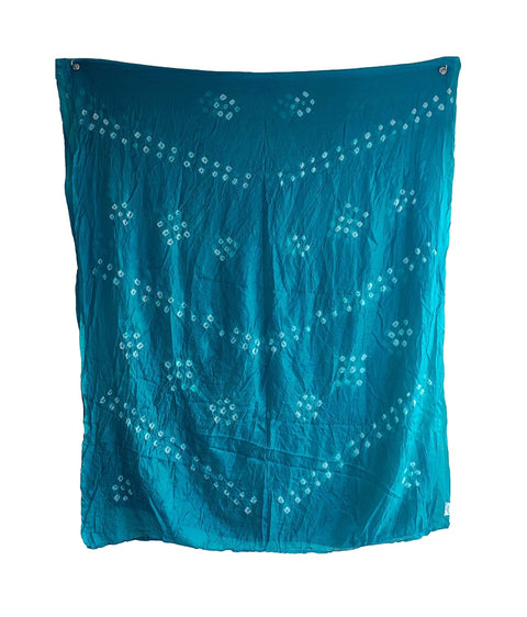 Multicolor Tie-Dye SIlk Dupatta, Handcrafted Bandhani Style, Ethnic Scarf