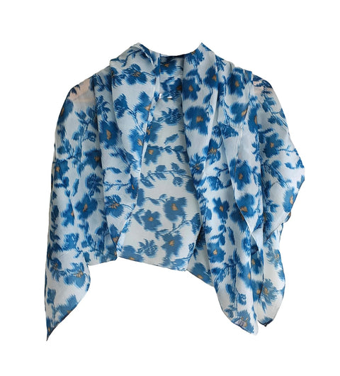 Women's Silk Fancy Desigen Scarf & Wrap | Trendy Classic Stole for Dress, Summerwear Scarf