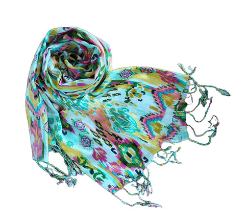 Women's Viscose Summer Stoles size 185 X 75 Cm