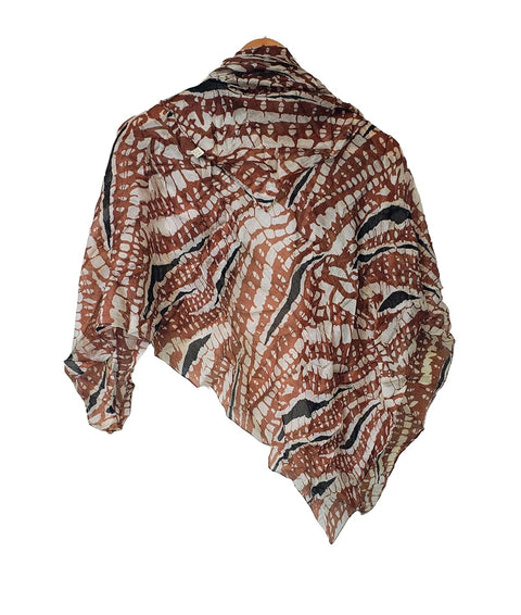 Elegant, Lightweight Fashion Wrap with Fringe Tassels, 160cm x 85cm
